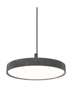 Louis Poulsen Lp Slim Round Suspended Lamp Led 3000 K 25 W ø44 Cm, Dark Aluminium