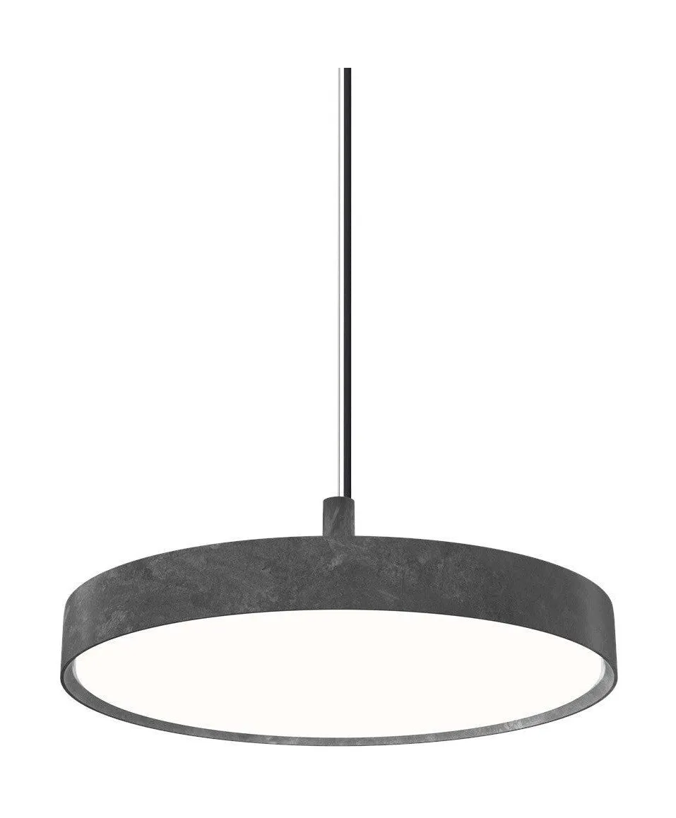 Louis Poulsen Lp Slim Round Suspended Lamp Led 3000 K 25 W ø44 Cm, Dark Aluminium