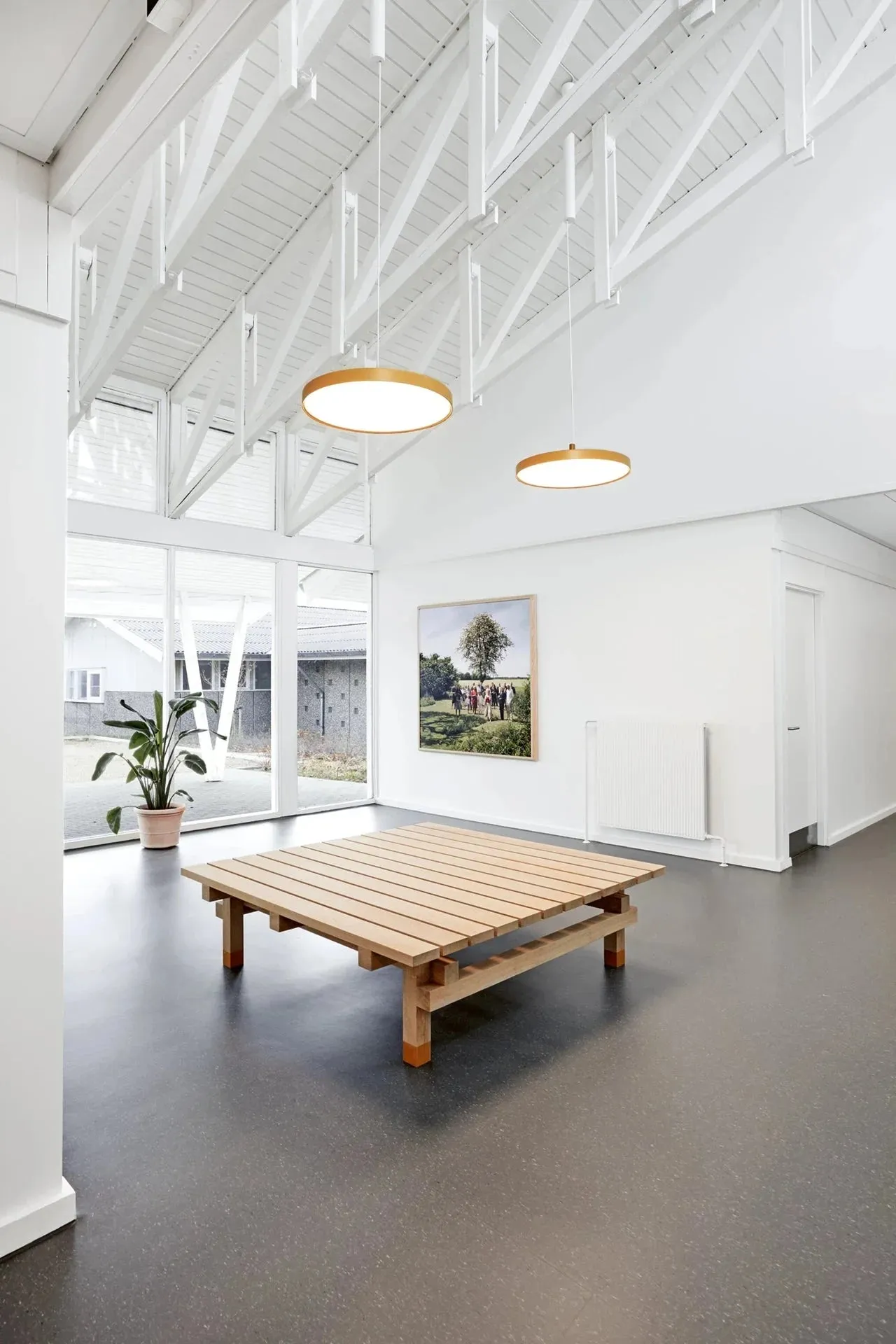 Louis Poulsen Lp Slim Round Suspended Lamp Led 3000 K 25 W ø44 Cm, Dark Aluminium