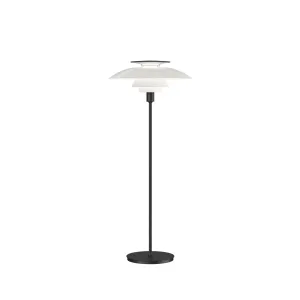 Louis Poulsen Ph 80 Floor Lamp 70 W E27 With Switch, Acrylic Opal White/Black