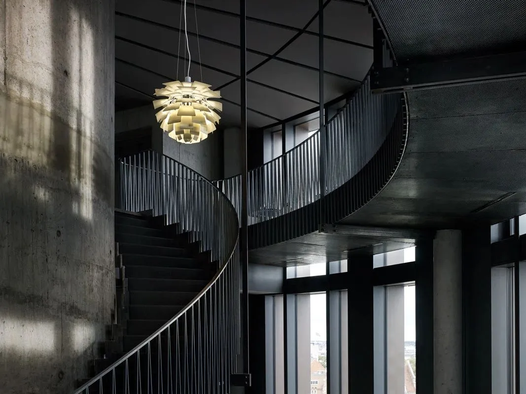 Louis Poulsen Ph Artichoke Outdoor Pendant 2483 Led 3000 K 96 W Dali ø60 Cm, Stainless Steel