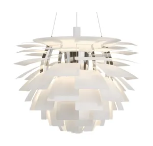 Louis Poulsen Ph Artichoke Outdoor Pendant 3777 Led 3000 K 96 W Dali ø60 Cm, White