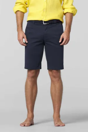 Meyer B-Palma Chino Bermuda Shorts Navy