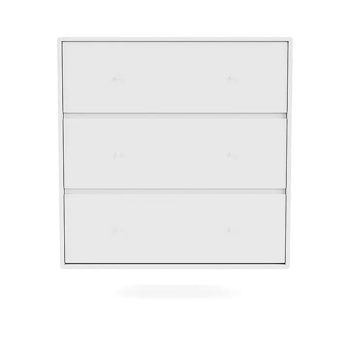 Montana Carry Dresser With Suspension Rail, Snow White