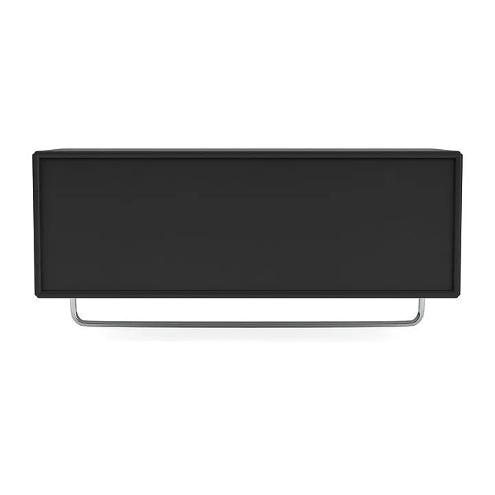 Montana Coat Shelf With Clothes Rack, Black