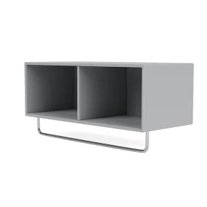 Montana Coat Shelf With Clothes Rack, Fjord