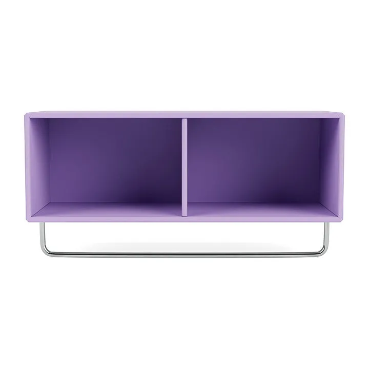 Montana Coat Shelf With Clothes Rack, Iris