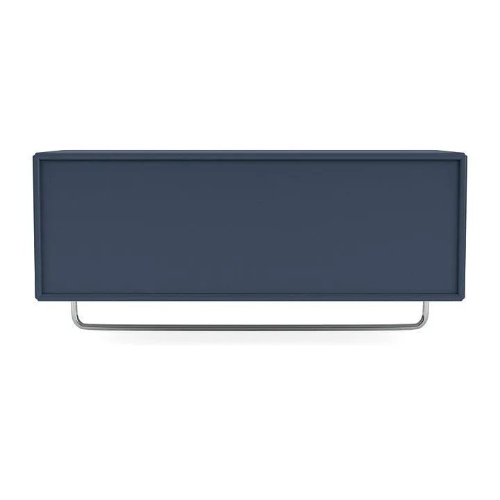 Montana Coat Shelf With Clothes Rack, Juniper Blue