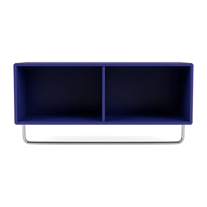 Montana Coat Shelf With Clothes Rack, Monarch Blue