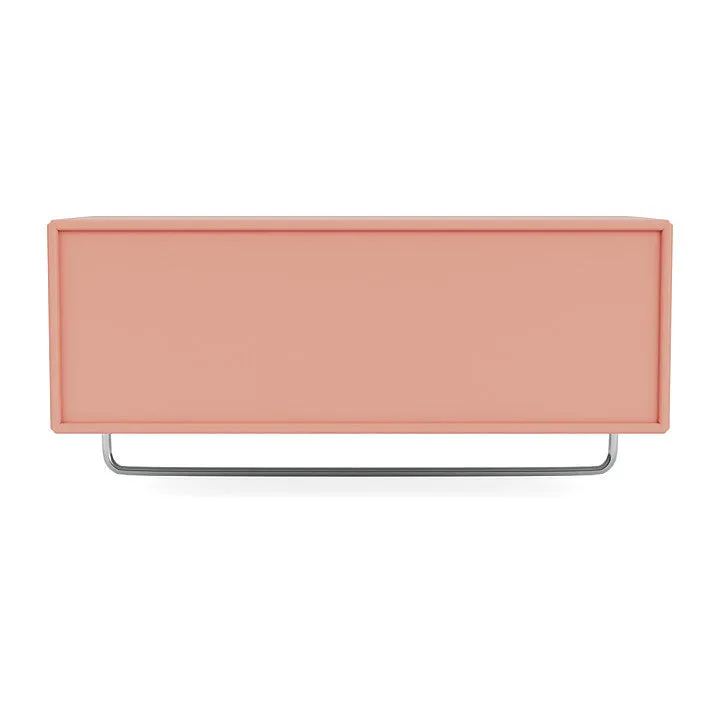 Montana Coat Shelf With Clothes Rack, Rhubarb Red