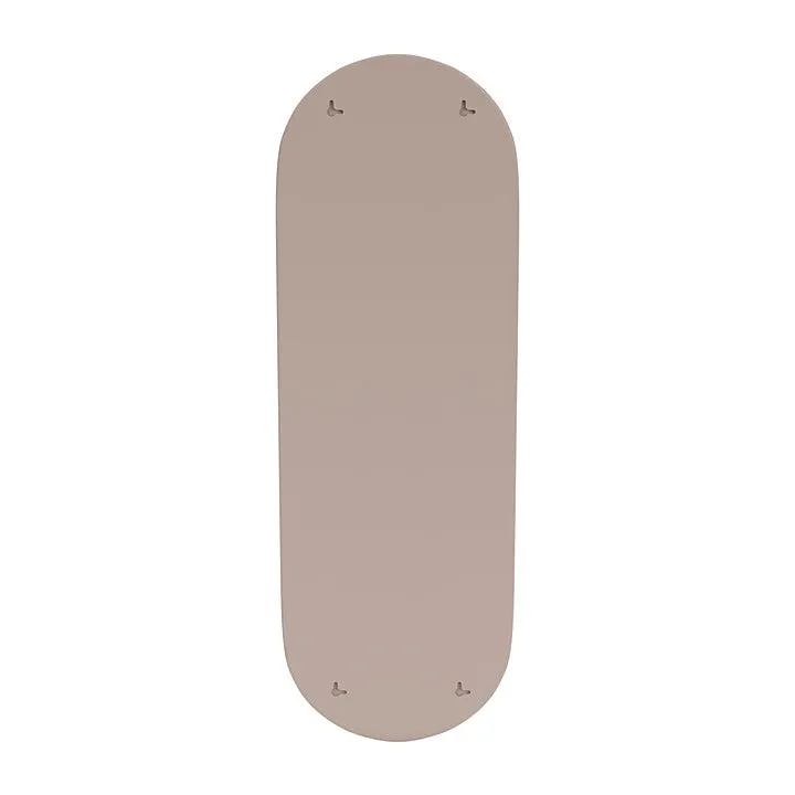 Montana Colour Frame Mirror, Mushroom Brown