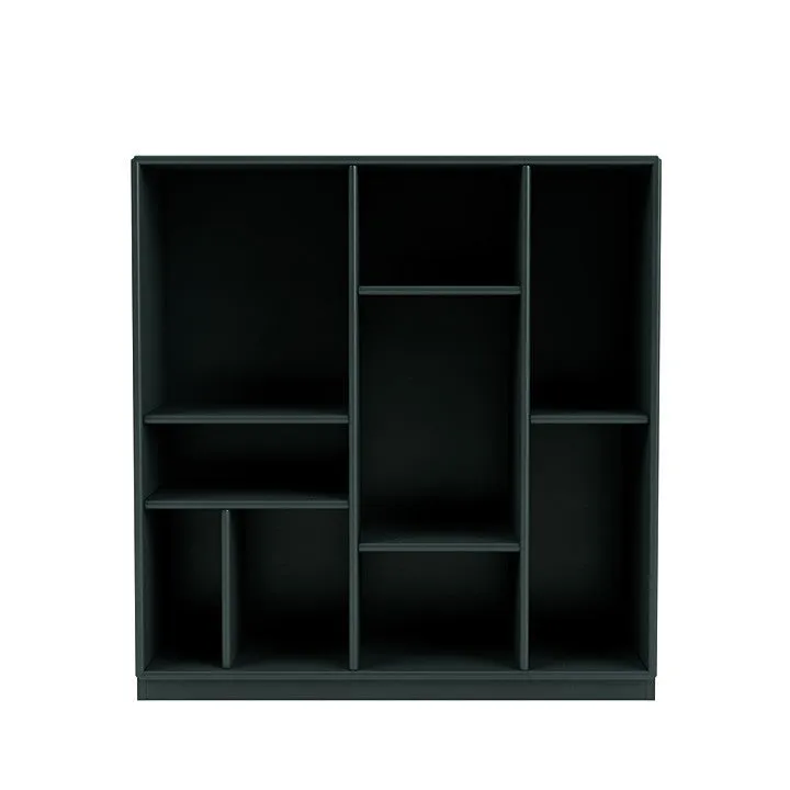 Montana Compile Decorative Shelf With 3 Cm Plinth, Black Jade