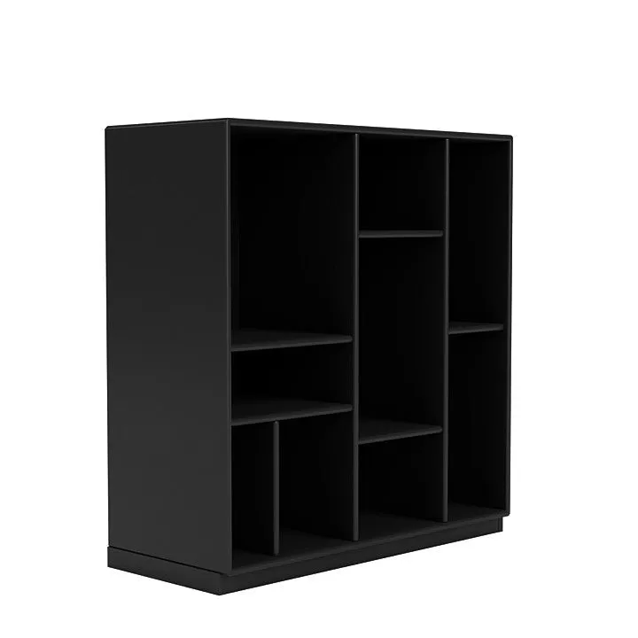 Montana Compile Decorative Shelf With 3 Cm Plinth, Black