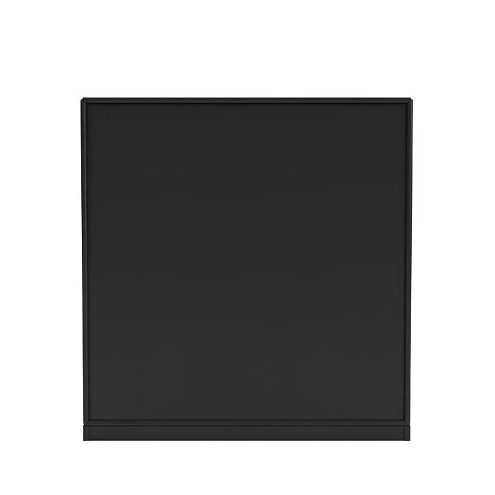Montana Compile Decorative Shelf With 3 Cm Plinth, Black