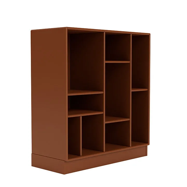 Montana Compile Decorative Shelf With 7 Cm Plinth, Hazelnut Brown