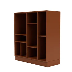 Montana Compile Decorative Shelf With 7 Cm Plinth, Hazelnut Brown