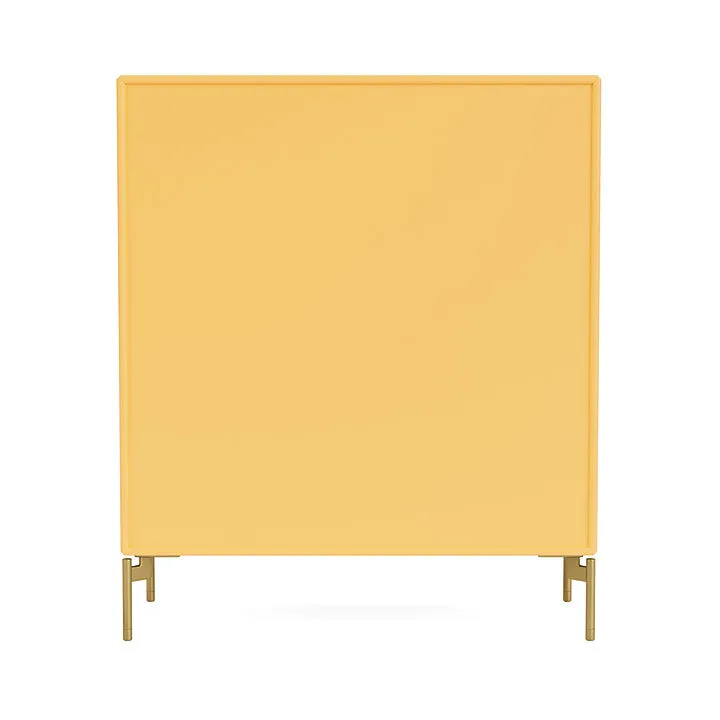 Montana Compile Decorative Shelf With Legs, Acacia/Brass