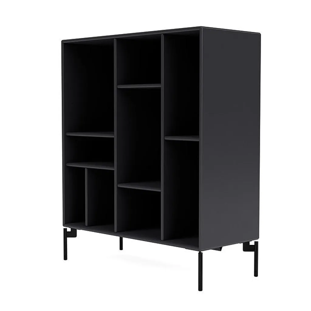 Montana Compile Decorative Shelf With Legs, Anthracite/Black