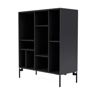 Montana Compile Decorative Shelf With Legs, Anthracite/Black