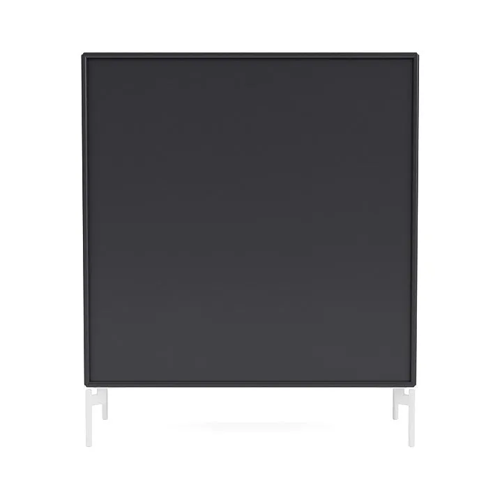 Montana Compile Decorative Shelf With Legs, Anthracite/Snow White