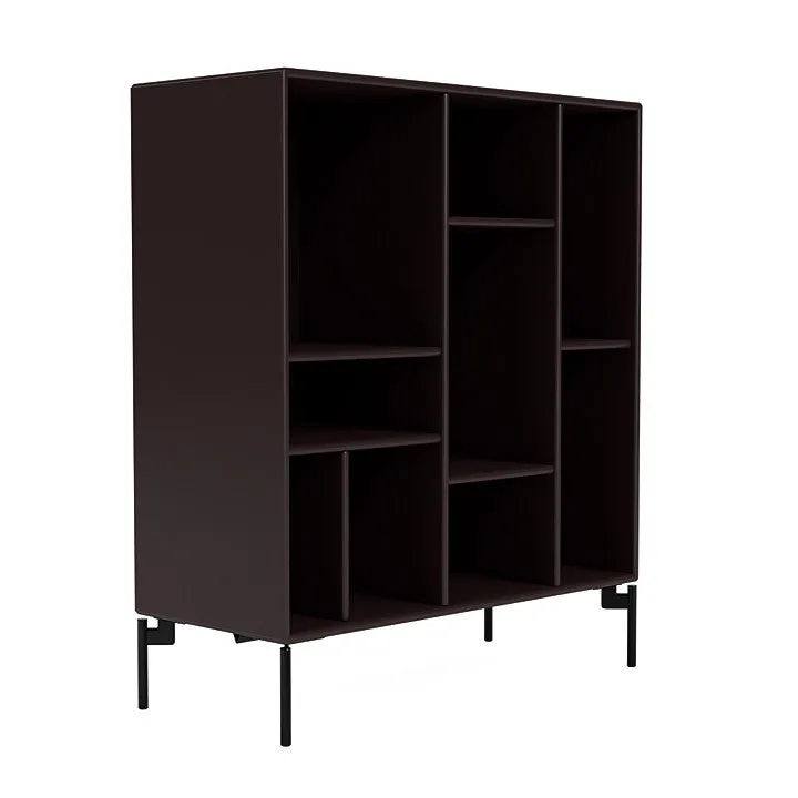 Montana Compile Decorative Shelf With Legs, Balsamic/Black