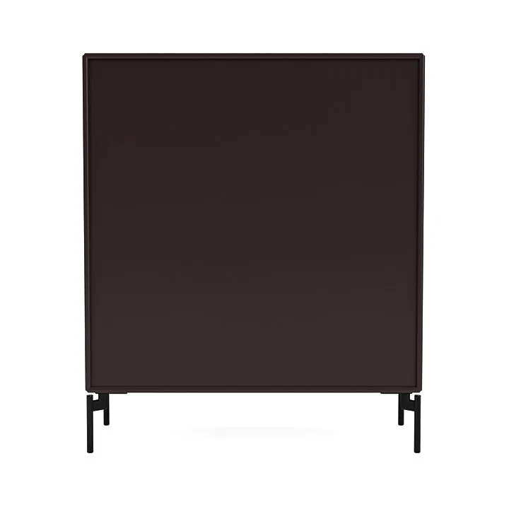 Montana Compile Decorative Shelf With Legs, Balsamic/Black