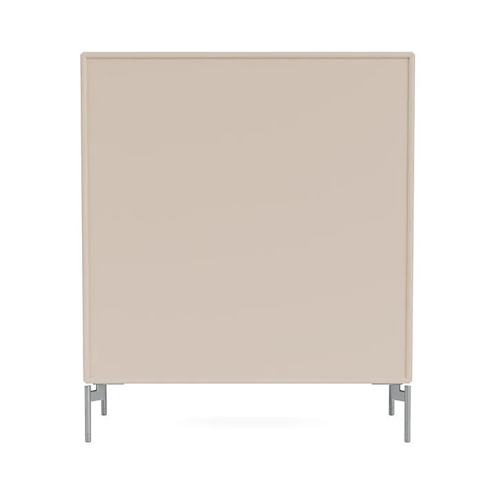 Montana Compile Decorative Shelf With Legs, Clay/Matt Chrome