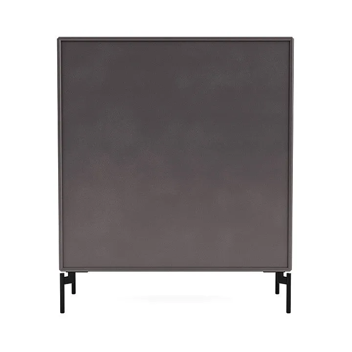 Montana Compile Decorative Shelf With Legs, Coffee/Black