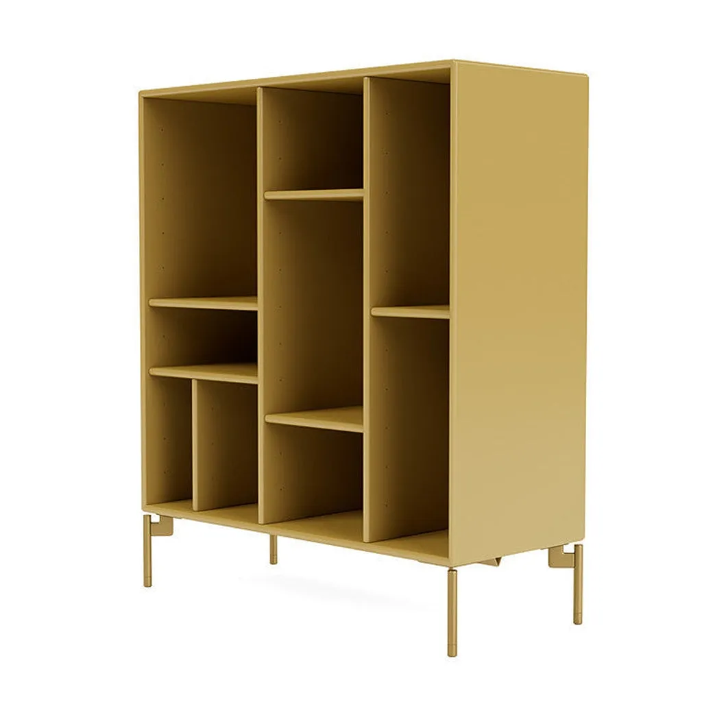 Montana Compile Decorative Shelf With Legs, Cumin/Brass