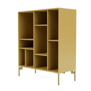 Montana Compile Decorative Shelf With Legs, Cumin/Brass