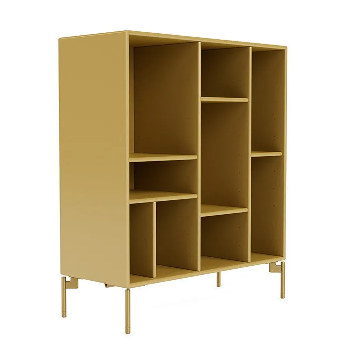 Montana Compile Decorative Shelf With Legs, Cumin/Brass