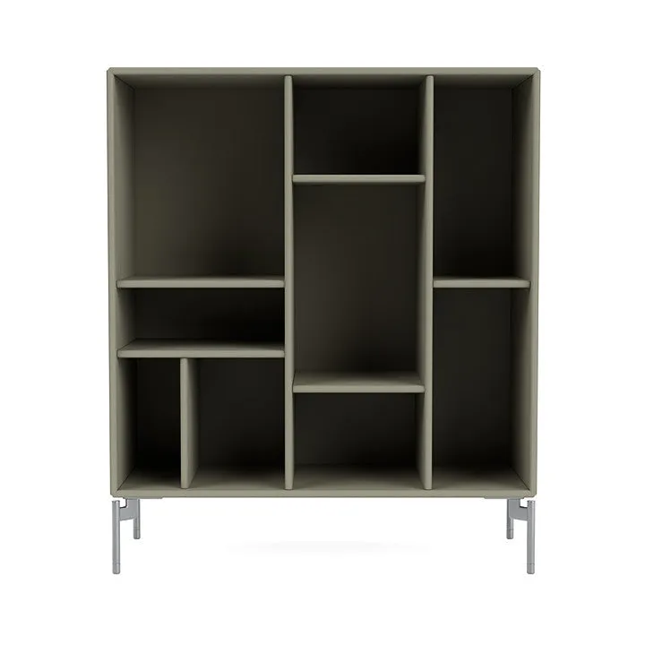 Montana Compile Decorative Shelf With Legs, Fennel/Matt Chrome