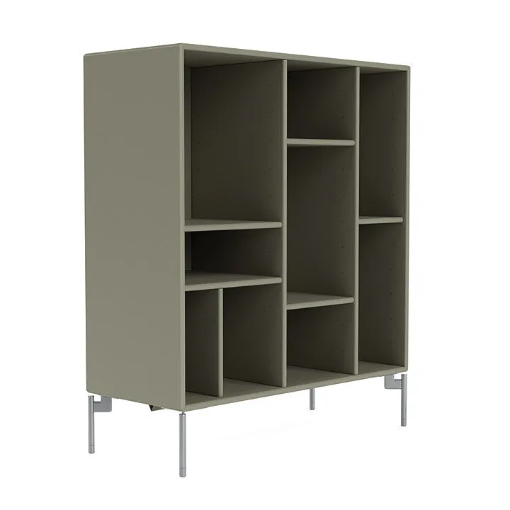 Montana Compile Decorative Shelf With Legs, Fennel/Matt Chrome