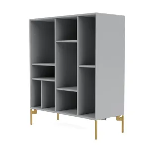 Montana Compile Decorative Shelf With Legs, Fjord/Brass