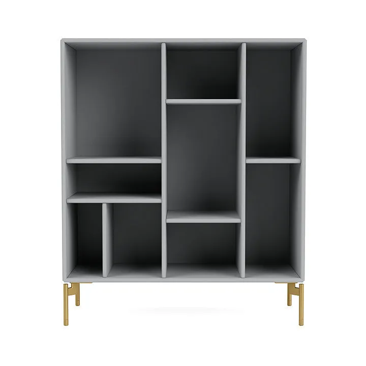 Montana Compile Decorative Shelf With Legs, Fjord/Brass