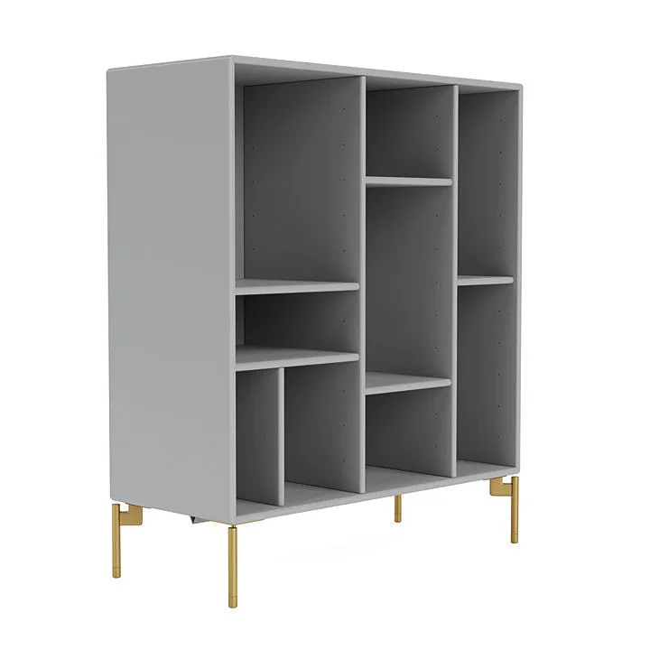 Montana Compile Decorative Shelf With Legs, Fjord/Brass