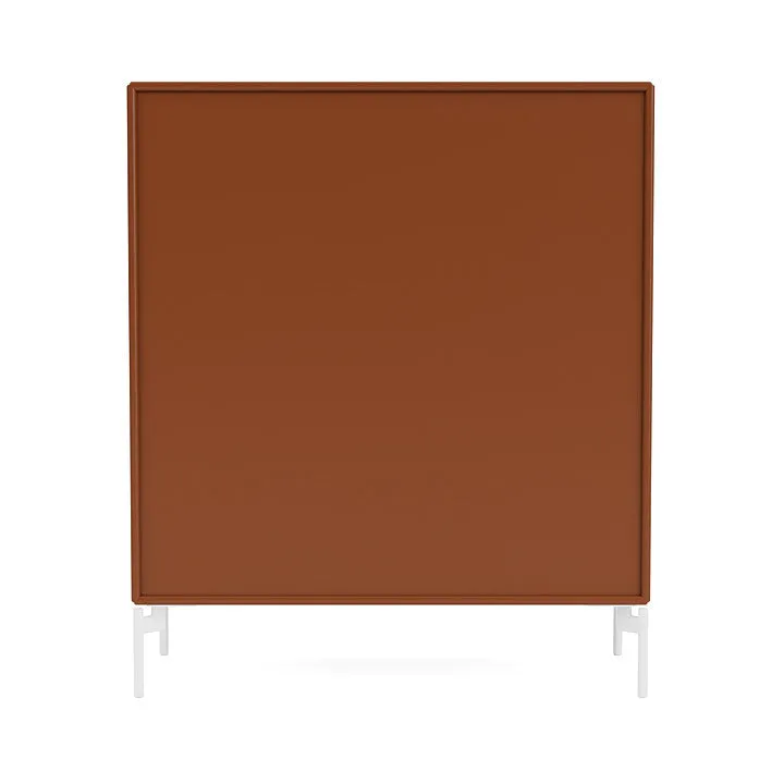 Montana Compile Decorative Shelf With Legs, Hazelnut/Snow White