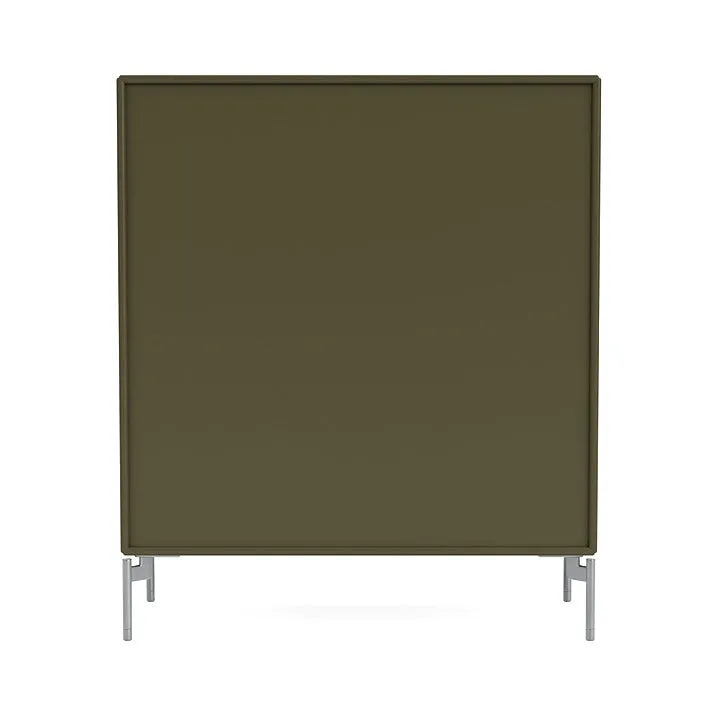 Montana Compile Decorative Shelf With Legs, Oregano/Matt Chrome