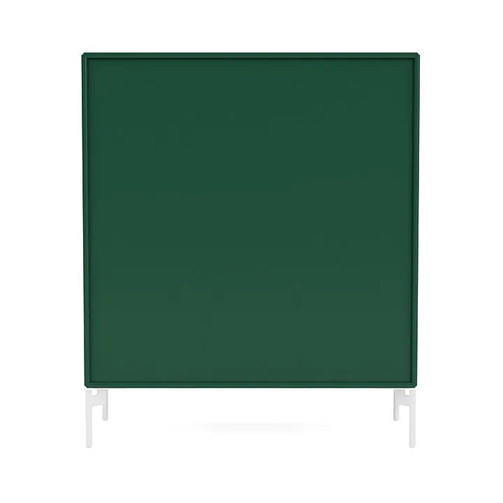 Montana Compile Decorative Shelf With Legs, Pine/Snow White