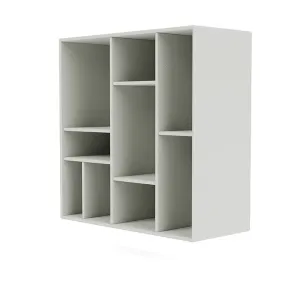 Montana Compile Decorative Shelf With Suspension Rail, Nordic White
