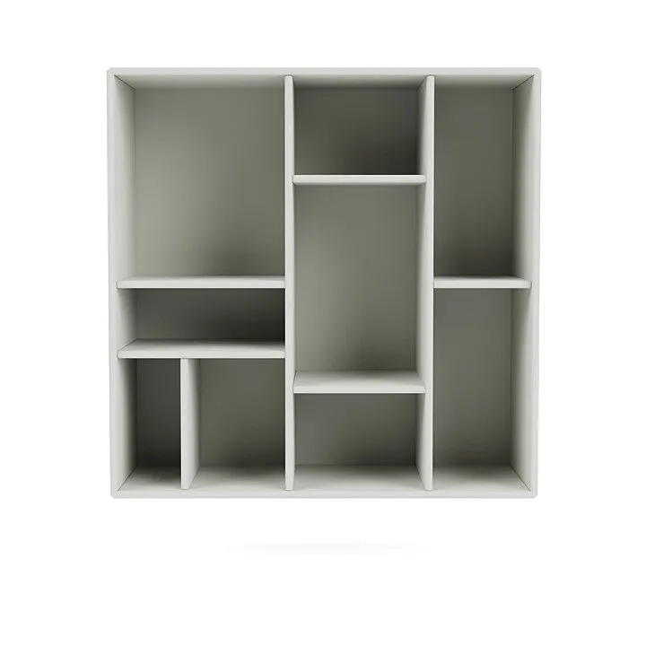 Montana Compile Decorative Shelf With Suspension Rail, Nordic White
