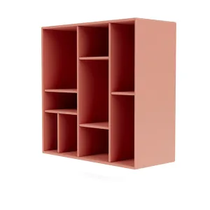 Montana Compile Decorative Shelf With Suspension Rail, Rhubarb Red