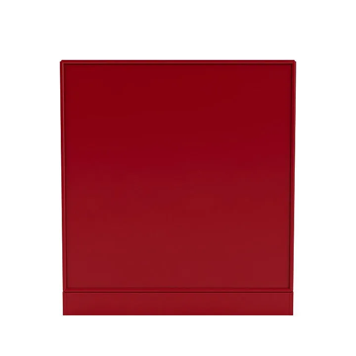 Montana Cover Cabinet With 7 Cm Plinth, Beetroot Red