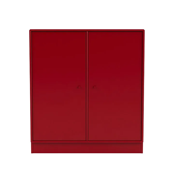 Montana Cover Cabinet With 7 Cm Plinth, Beetroot Red