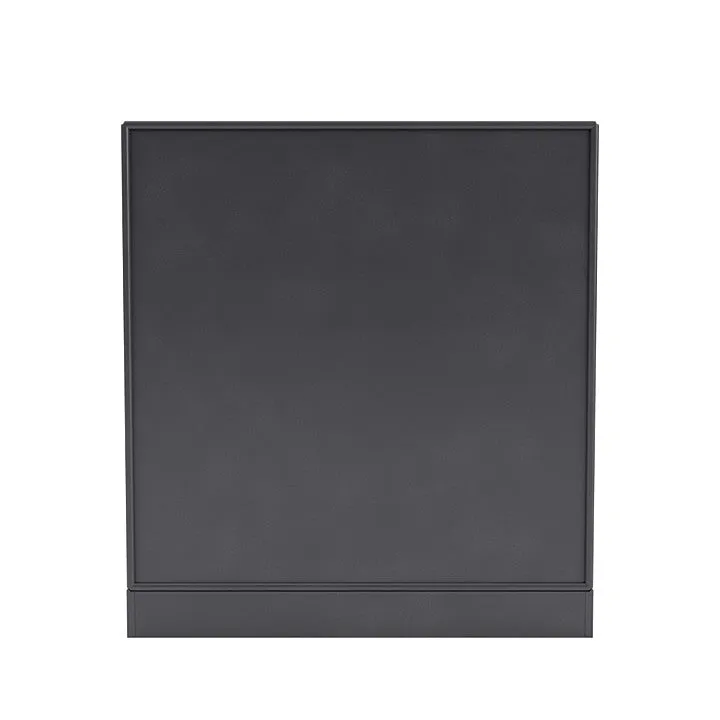 Montana Cover Cabinet With 7 Cm Plinth, Carbon Black