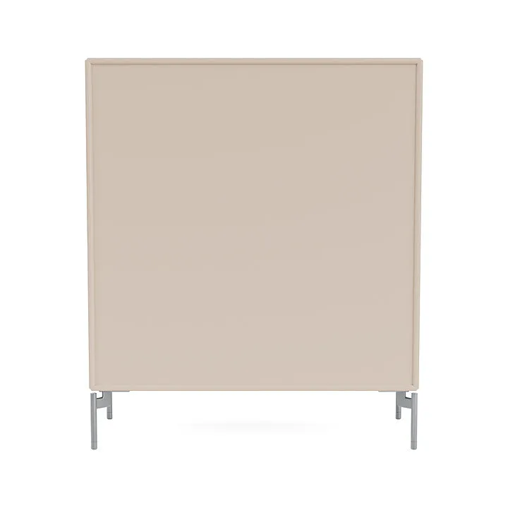 Montana Cover Cabinet With Legs, Clay/Matt Chrome