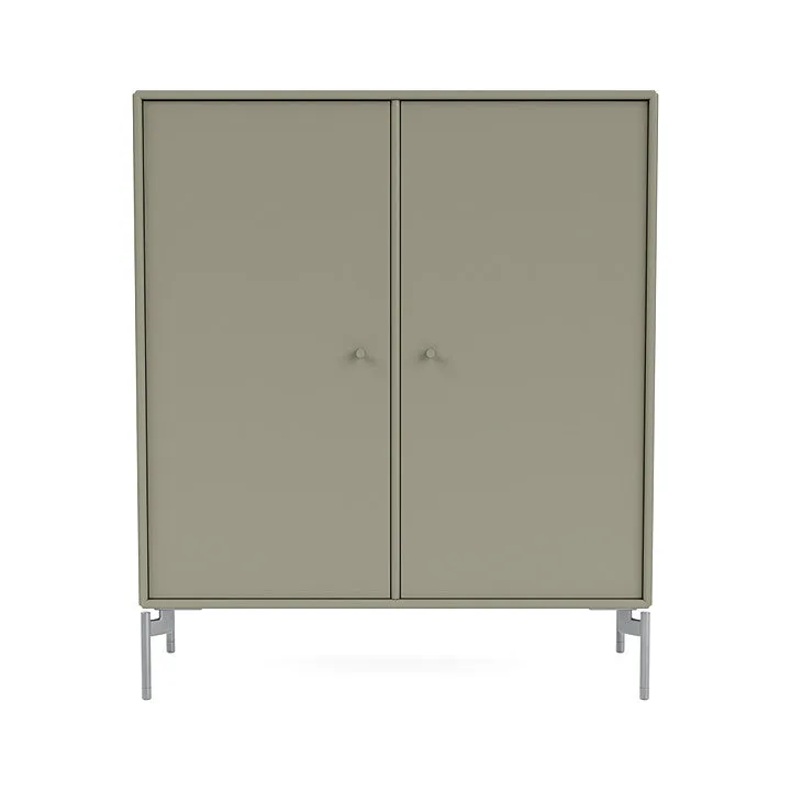 Montana Cover Cabinet With Legs, Fennel/Matt Chrome