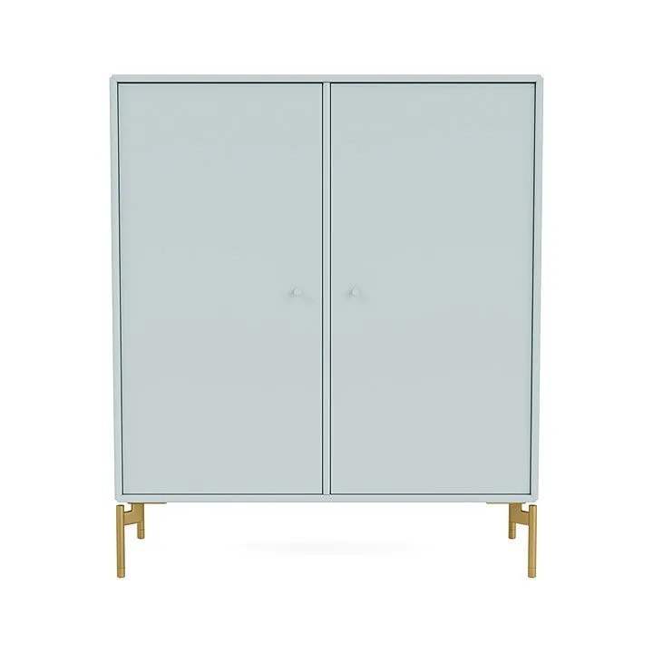 Montana Cover Cabinet With Legs, Flint/Brass