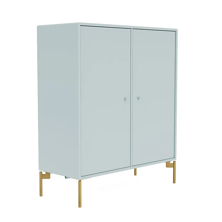 Montana Cover Cabinet With Legs, Flint/Brass
