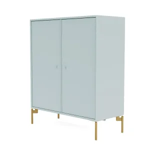 Montana Cover Cabinet With Legs, Flint/Brass